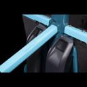 CUBE Cargo Sport Dual Hybrid 1000 cargopyörä blue´n´lime